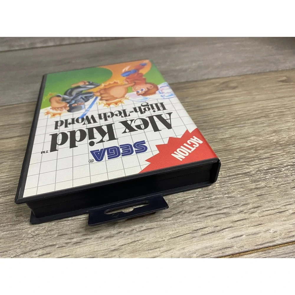 Alex Kidd‎ High-Tech World Sega Master System CIB Case no Manual 1987 43017-5020